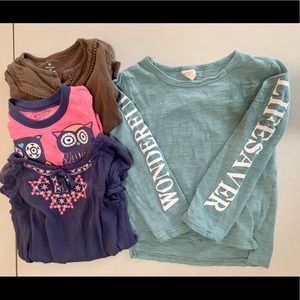 🌲Wonderful Shirt Bundle Little Girls 4T